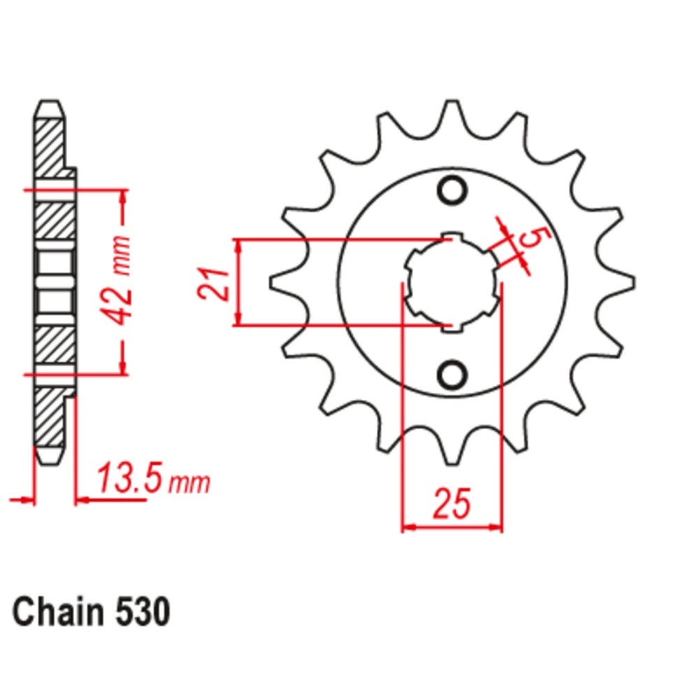 15T Ducati Front Sprocket (725)