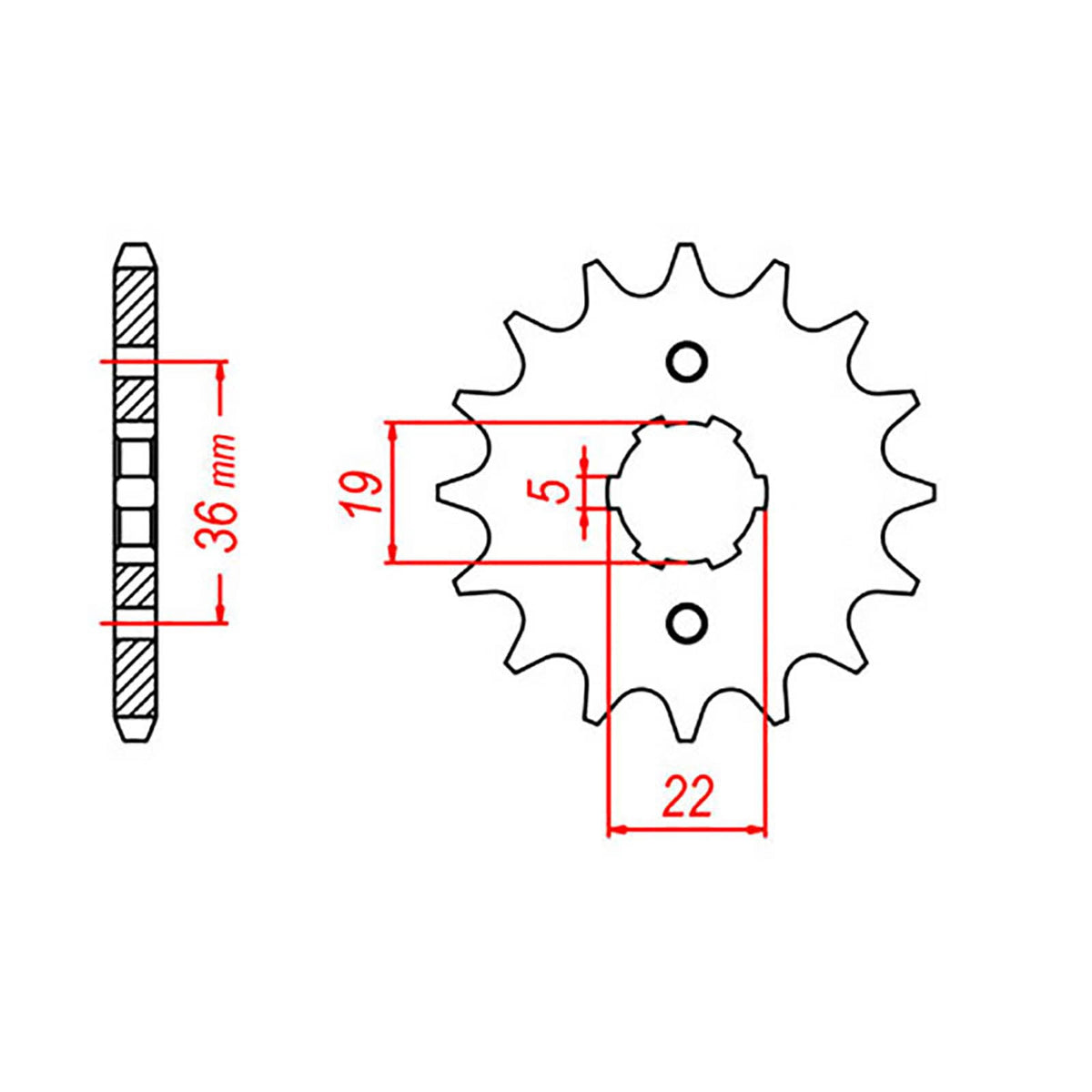 13T Honda Front Sprocket (1352)