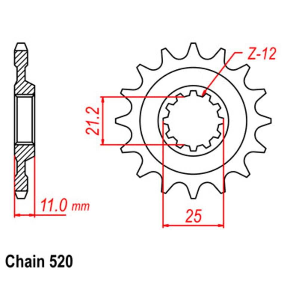 13T Husqvarna Front Sprocket (824)