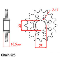 17T KTM 950/990 Supersprox Front Sprocket (1904)