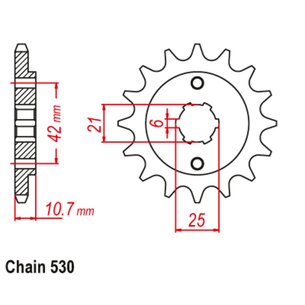 16T Honda Front Sprocket (338)