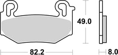 SBS FRICTION - Road Sport & Track Sinter Front Brake Pads - 1004RST-
