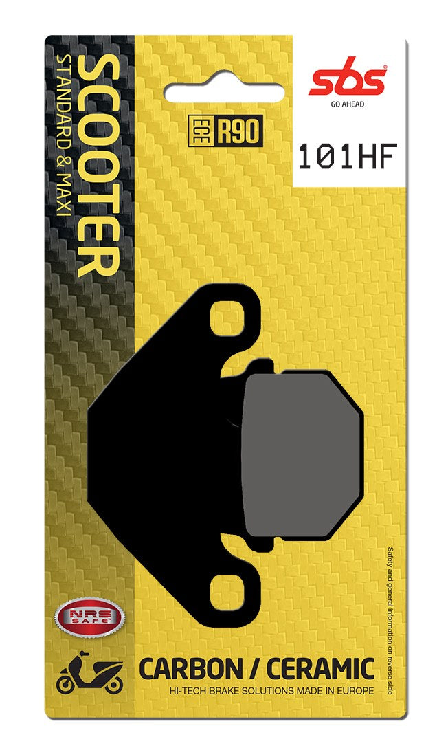 SBS FRICTION - Ceramic Front / Rear Scooter Brake Pads (SBS 544) - 101HF-