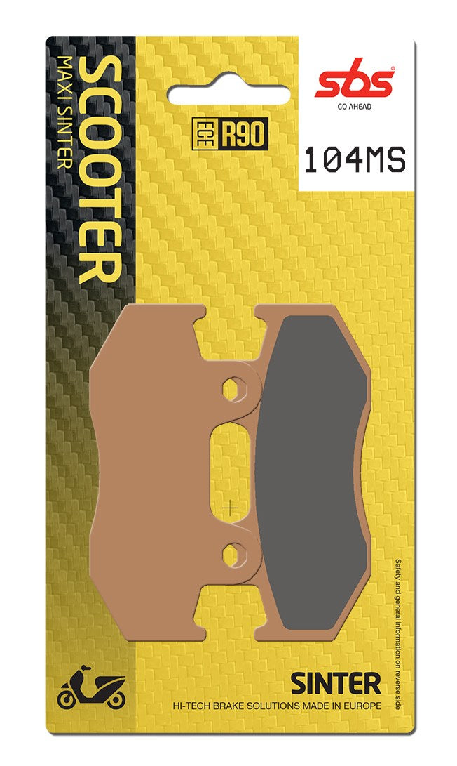 SBS FRICTION - Sinter Front Scooter Brake Pads (SBS 558) - 104MS-