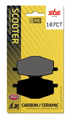 SBS FRICTION - Carbon Tech Front Scooter Brake Pads (SBS 575) - 107CT-