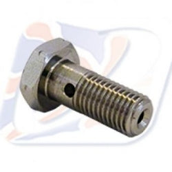 SINGLE HEX HEAD BANJO BOLT M8 X 1 CHROME - 108100C