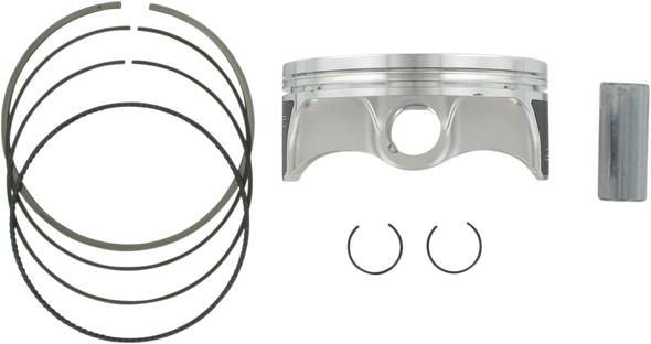 Wiseco Motorcycle Off Road, 4 Stroke Piston, Shelf Stock - Kawasaki 2006-08 KX450F 4v Domed 12:1 CR