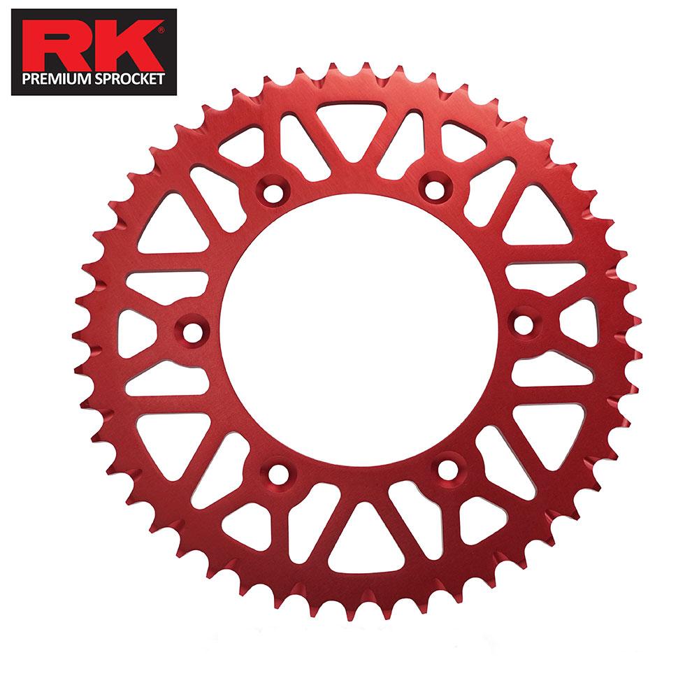 RK ALLOY RACING SPROCKET - 48T 520P - RED - 30-KS6-48RR