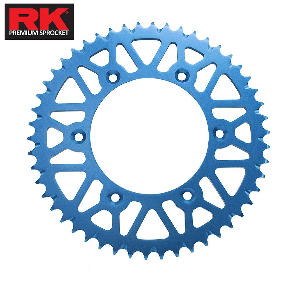 RK ALLOY RACING SPROCKET - 49T 520P - BLUE - 30-428-49BR