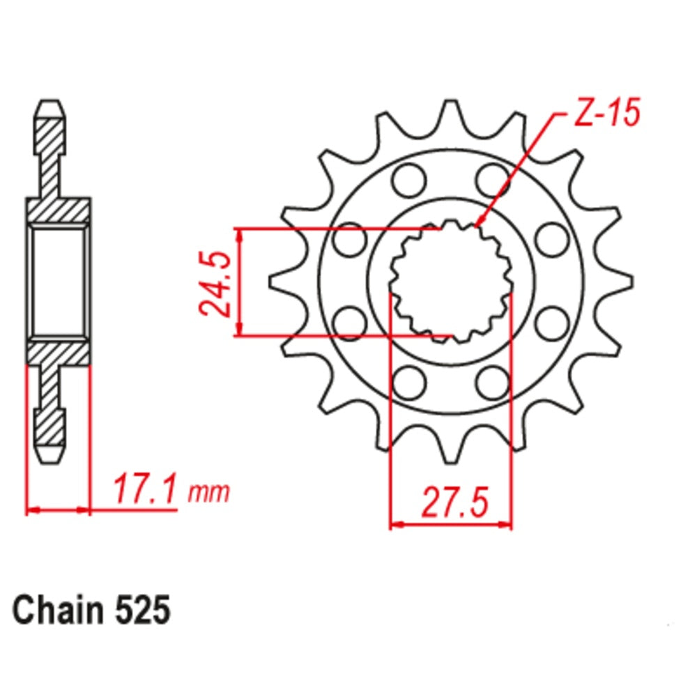 Ducati Front Sprocket 1199/1299 CST5054-14