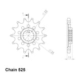 15T Front Sprocket MV Agusta 910/920/989/990/1090 Brutale, F4 1000 (948)