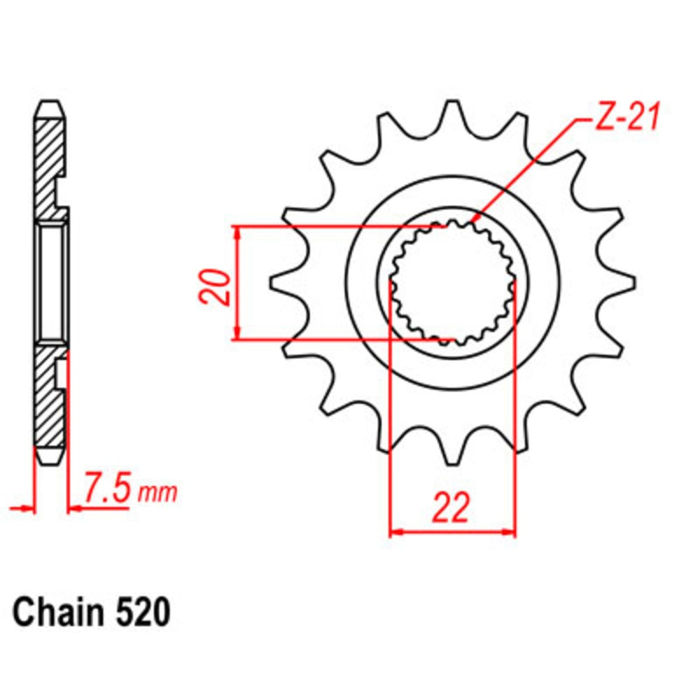 12T Supersprox Stealth Front Spkt (1323)