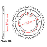 49T Suzuki Rear Sprocket (823)