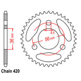 28T Suzuki Rear Sprocket (1780)