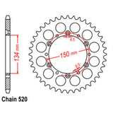 43T Kawasaki Rear Sprocket (460)