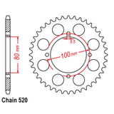 43T Suzuki Rear Sprocket (819/2)
