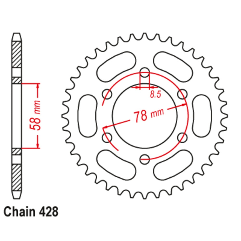 37T Kawasaki Rear Sprocket