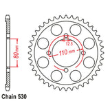 45T Honda Rear Sprocket (284)