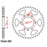 46T Suzuki Rear Sprocket (1825)