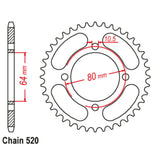 32T Yamaha Rear Sprocket (1910)