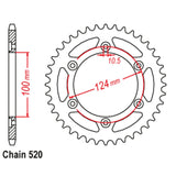 48T Ducati Rear Sprocket (735)