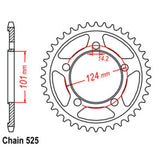 38T KTM 950/990 Rear Sprocket (898)