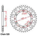 47T Honda Rear Sprocket (245/3)