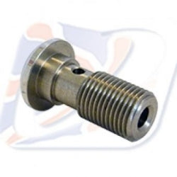 SINGLE DOMED HEAD BANJO BOLT 7/16 X 24TPI STAINLESS STEEL - 110716DS