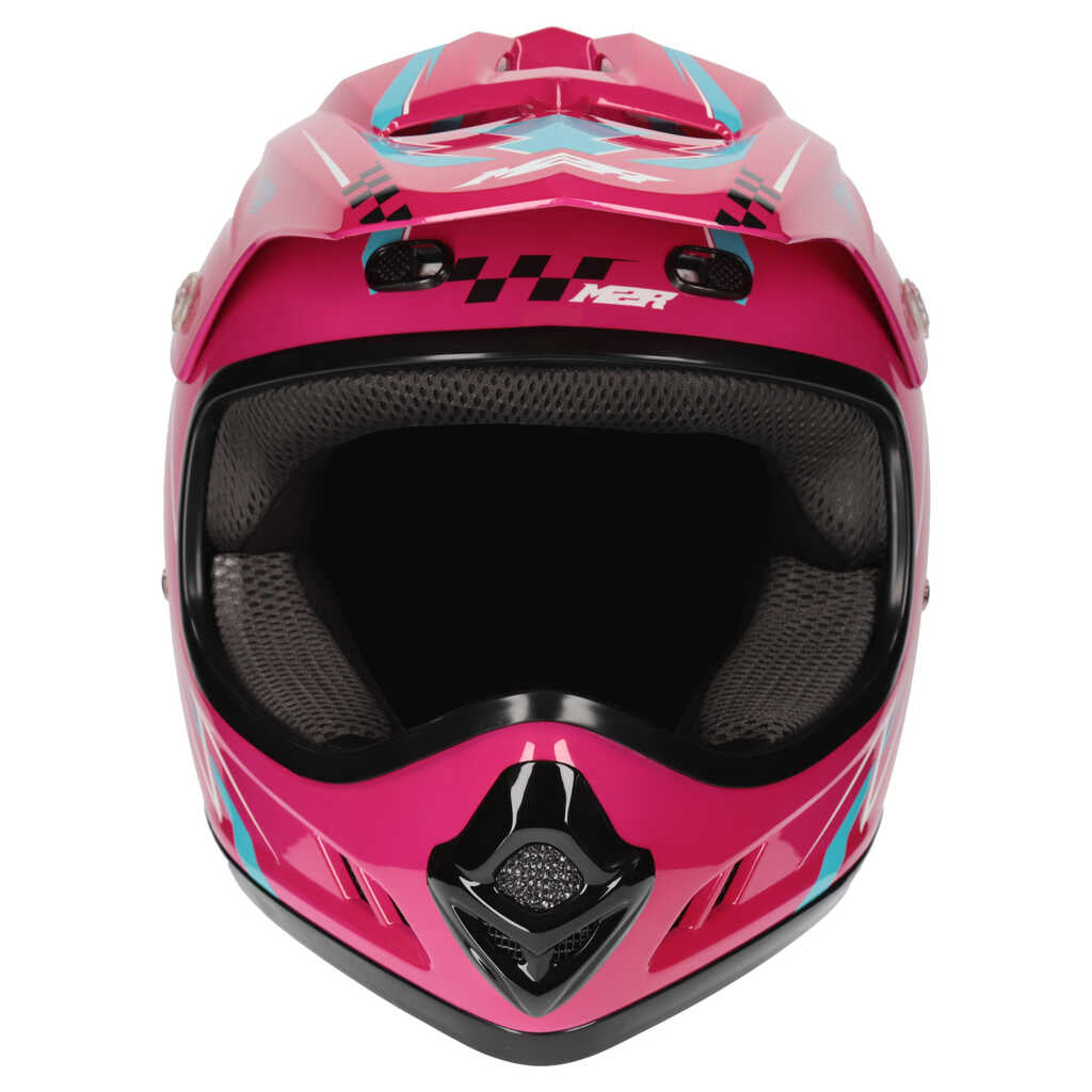 M2R MX2 Junior Helmet - LIGHTNING PC-7