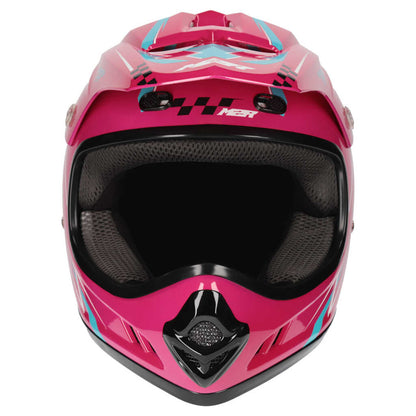 M2R MX2 Junior Helmet - LIGHTNING PC-7