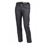 BULL-IT LADIES OIL SKIN SR6 JEANS BLK LONG (18)  [ONC01] #