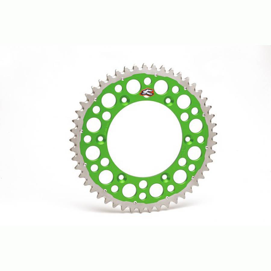 RENTHAL REAR SPROCKET MX ULTRALIGHT GROOVED GRN 50T (112U-520-50GEGN)