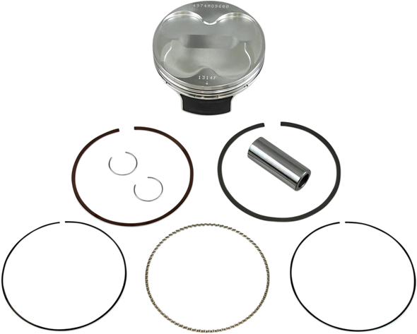 Wiseco All Terrain Vehicle, 4 Stroke Piston, Shelf Stock - Kawasaki 08-10 KFX450 4vp Dome 13.4:1 CR