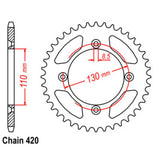 54T Gold Supersprox Alloy Spkt CR85/CRF150 (209)