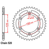 53T Red Supersprox Alloy Spkt KTM/Husaberg (990)