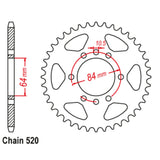 40T Suzuki Rear Stealth Sprocket (1826)