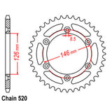 51T Stealth Supersprox Suzuki Rear Sprocket (808)
