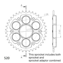 38T Stealth Supersprox Ducati Rear Sprocket (737) Red