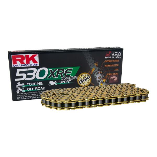 RK CHAIN GB530XRE - 120 LINK GOLD - 12-53E-120GD