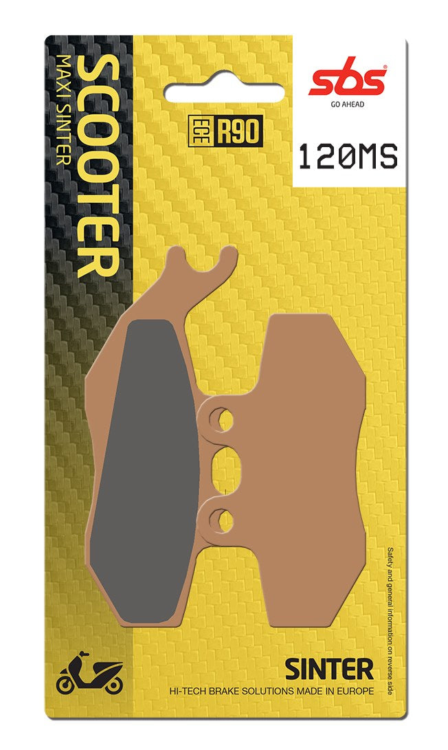 SBS FRICTION - Sinter Front Scooter Brake Pads (SBS 689) - 120MS-