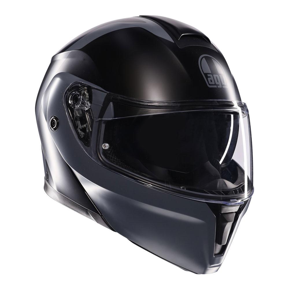 AGV STREETMODULAR - RESIA MATT BLACK/GREY M - 77-460-07