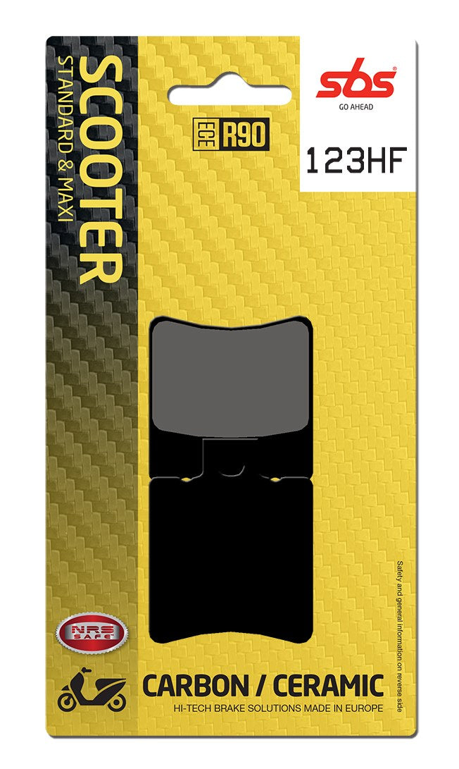 SBS FRICTION - Ceramic Front / Rear Scooter Brake Pads (SBS 697) - 123HF-