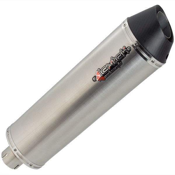 RP1L Matte S/Steel Oval Exhaust Silencer (Left Hand) 51