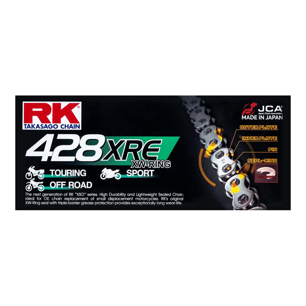 RK CHAIN 428XRE- 136 LINK - 12-48E-136