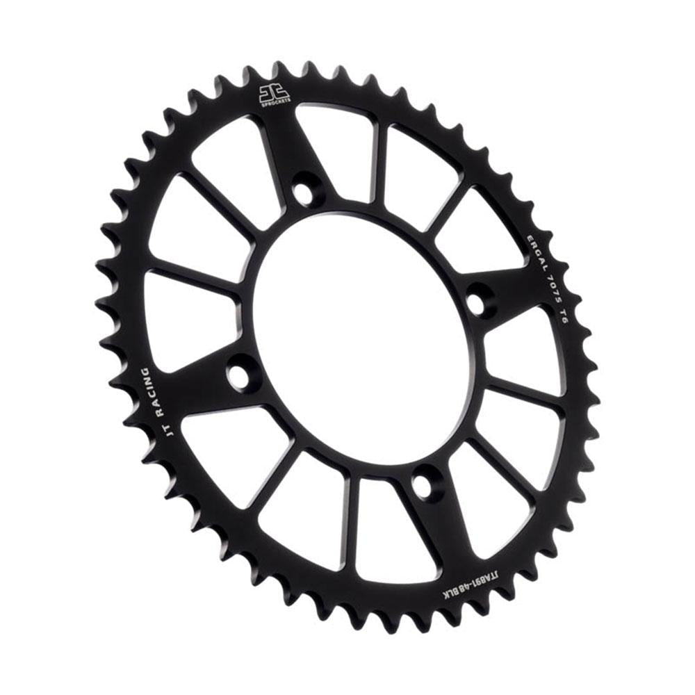 JT ALLOY RACELITE SPROCKET - 48T 520P - BLACK - 30-K08-48KJ