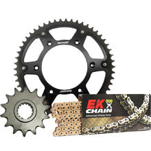 YZ/WR450F/YZ250 00-16,Front: 167-14,Rear: 428-50 STEALTH BLACK, Chain: 520 MRD7 GOLD