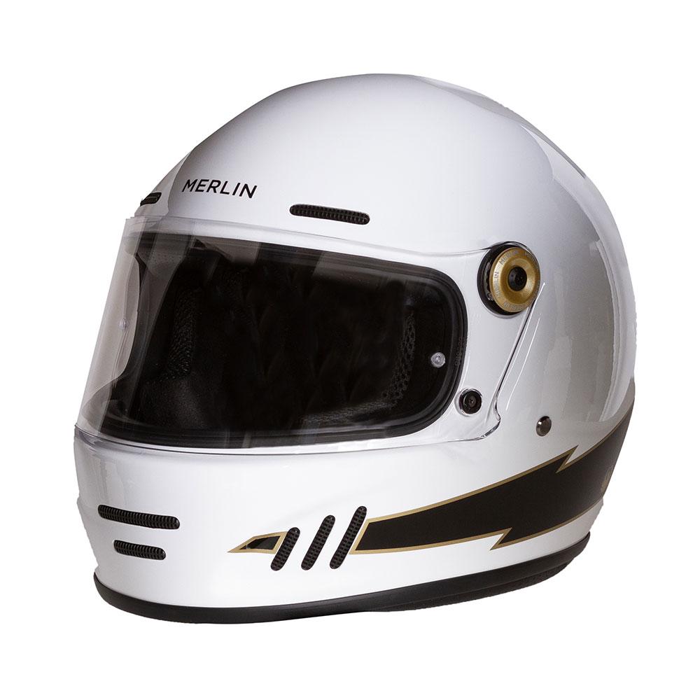 Merlin Revival Flash Helmet Optic White 2XL - 65-920-26