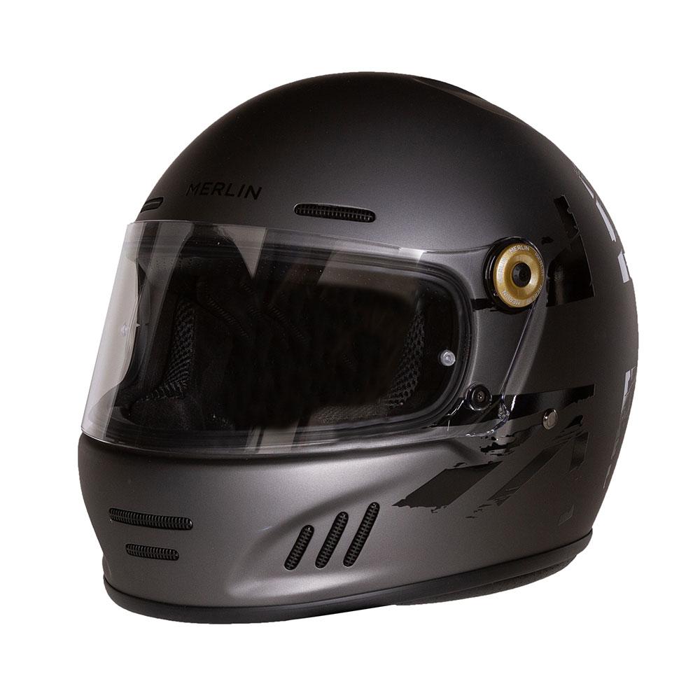 Merlin Revival Helmet Union Grey Medium - 65-920-33