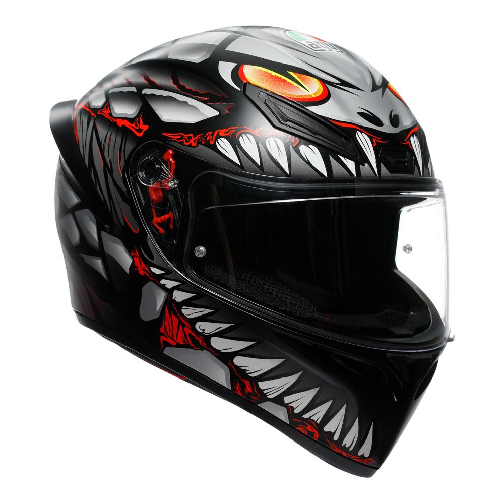 AGV K1 S - LYZARD BLACK/GREY/RED L - 77-955-09