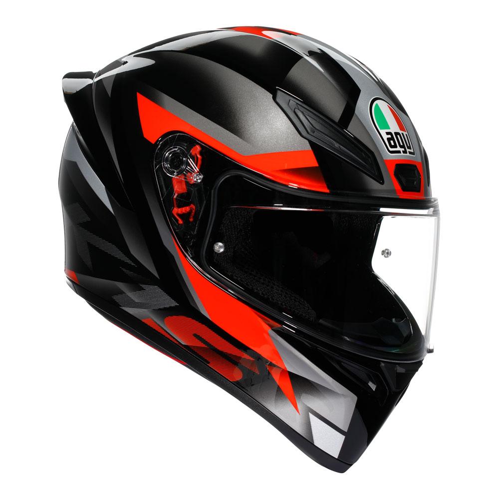 AGV K1 S - FASTLAP BLACK/GREY/RED S - 77-953-05
